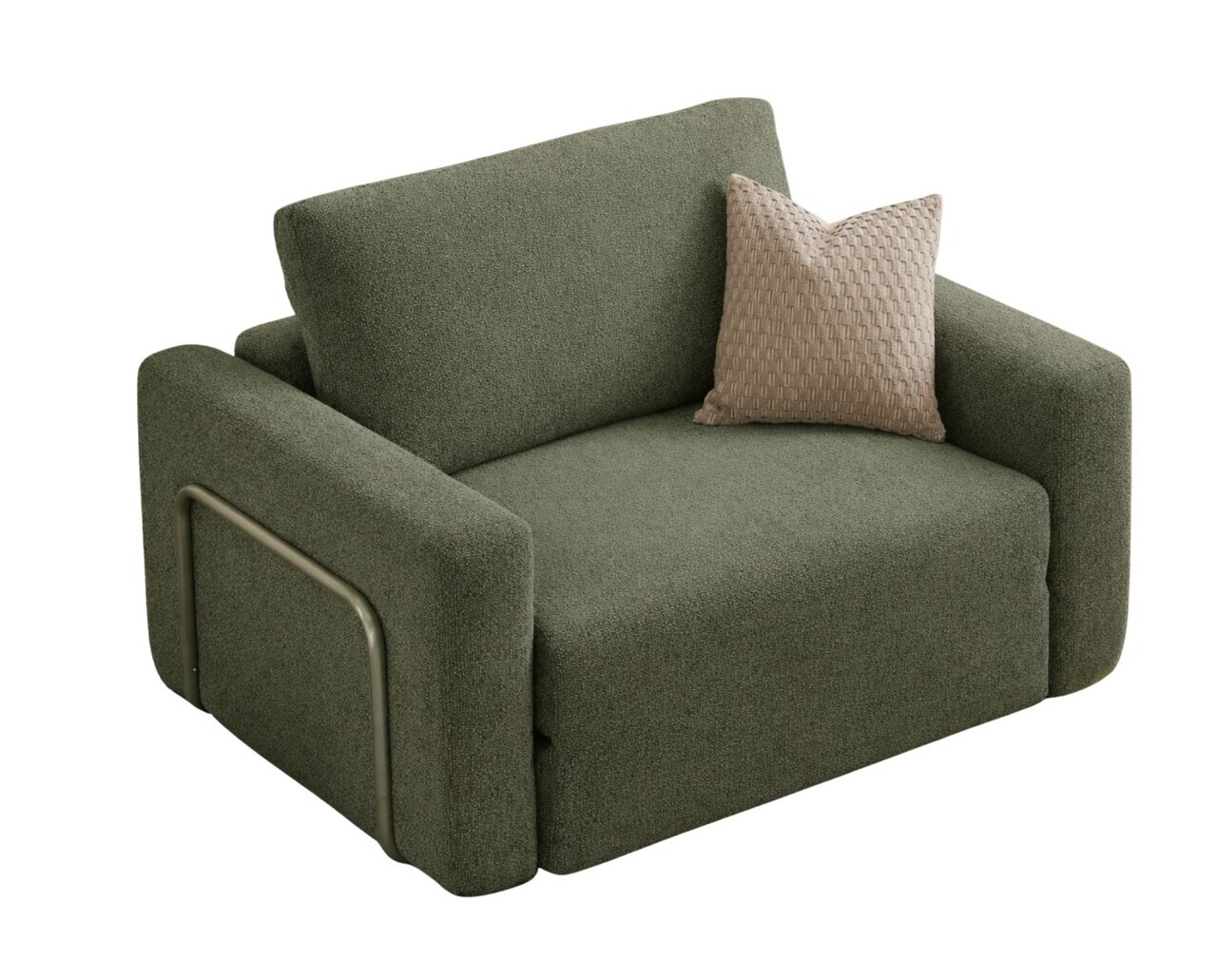 Fotoliu extensibil, Atelier del Sofa, 118FVL1105, Tesatura Boucle, Verde - view 8
