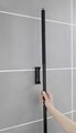 Racleta Rosole, Wenko, 40x3x133 cm, inox/silicon, negru