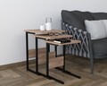 Masute, Puqa Design, Sali, PAL, Negru / Pin Atlantic