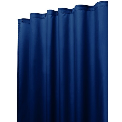 Poza Perdea de dus Poly, iDesign, 183x183 cm, poliester, albastru navy