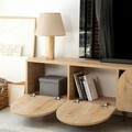 Comoda TV, Neostill, Mesta, 180x50x35 cm, Cadru: PAL MELAMINAT 100%., Stejar