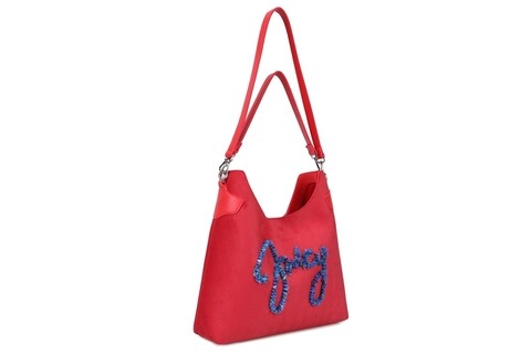 Geanta juicy couture 302, 38x10x33 cm, piele ecologica, rosu