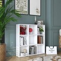 Corp biblioteca, Hanah Home, HC121, 90x90x20 cm, Alb