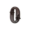 Numar pentru casa 0, Esschert, 1.1 x 8 x 11.8 cm, fier forjat