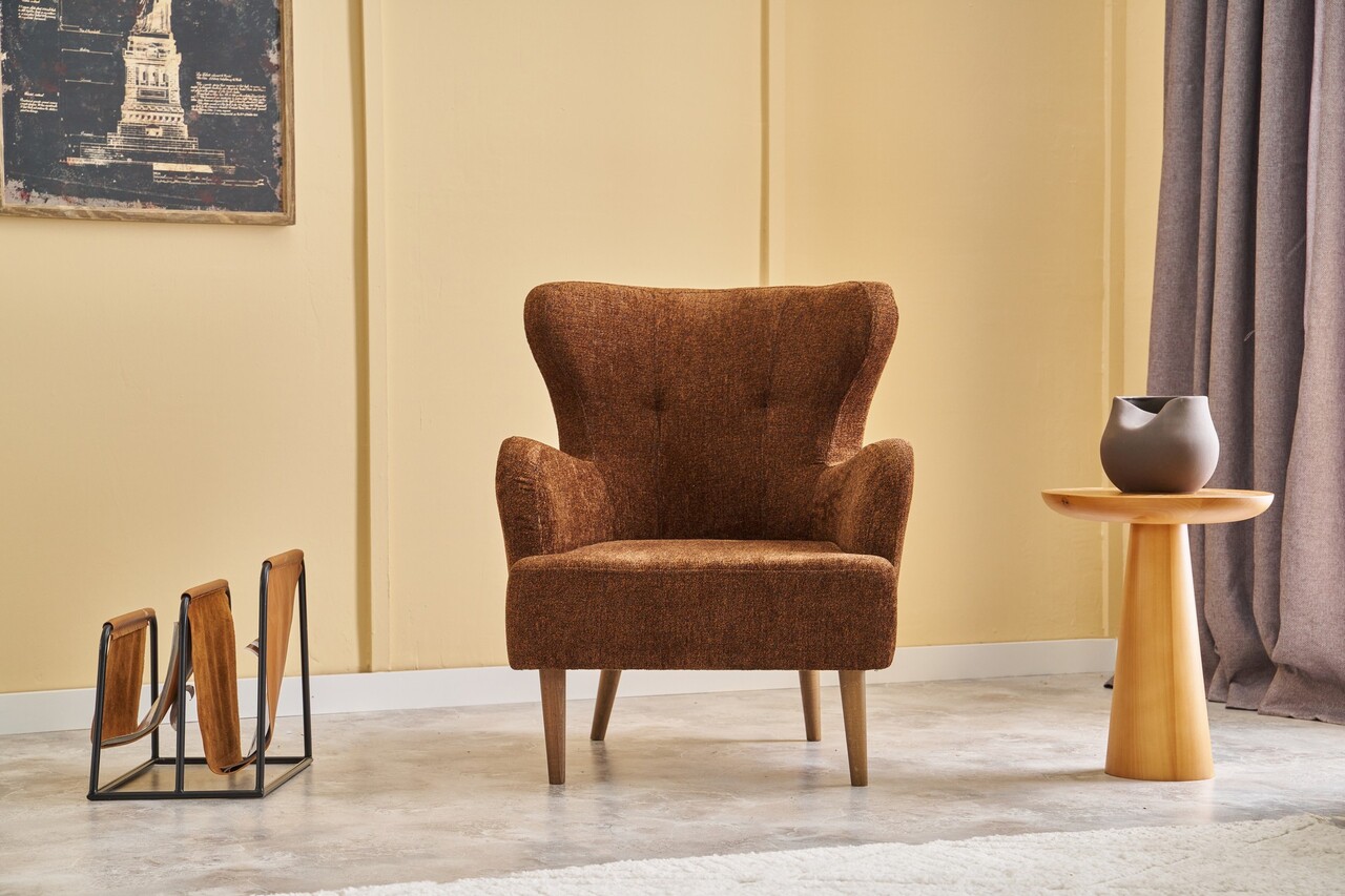 Fotoliu, Atelier del Sofa, 825BLC2370, Lemn de carpen, Maro / Cupru - view 2