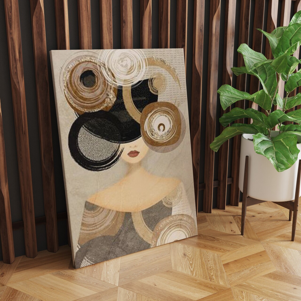 Tablou decorativ, ASR_CNV25-45, Cadru: 100% lemn (Grosime: 2 x 3 cm), Multicolor - view 3