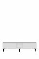 Comoda TV, Hanah Home, Didema 150, 150x40.5x30 cm, Alb