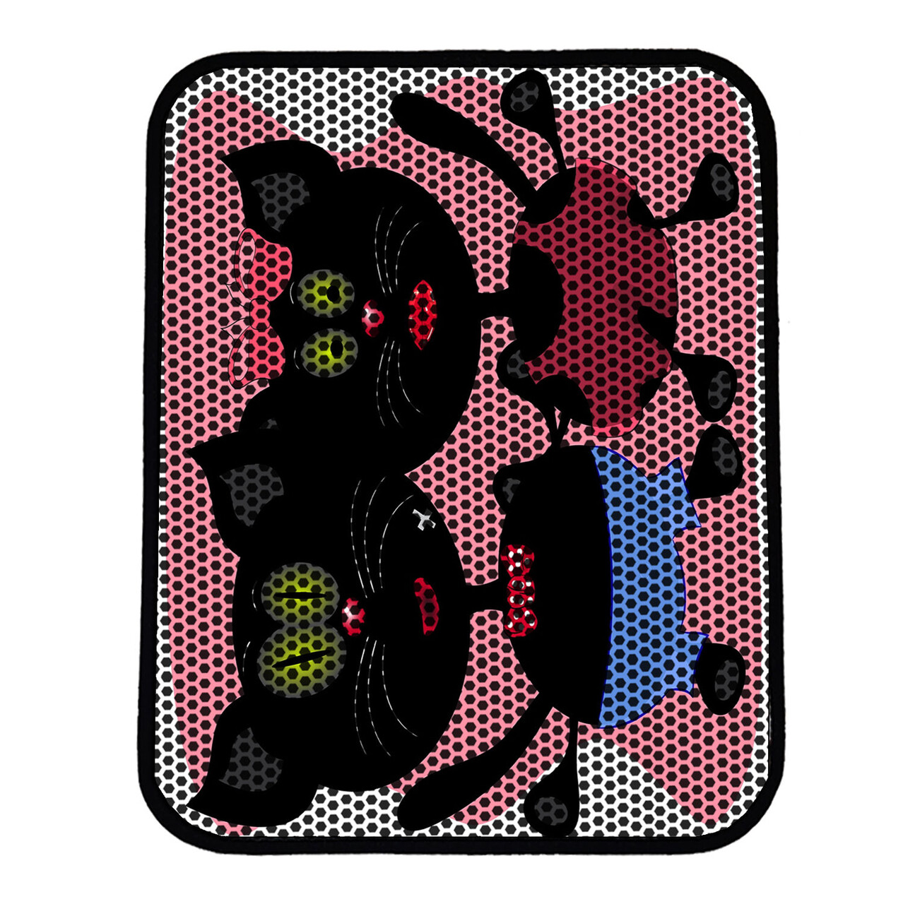 Covoras litiera pentru colectarea granulelor de nisip, Paws &amp; Whiskers, Nrszn0235, 50% PVC/50% poliester, Multicolor - view 2