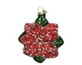 Glob Poinsettia, Decoris, 9.5x4x11 cm, sticla, multicolor