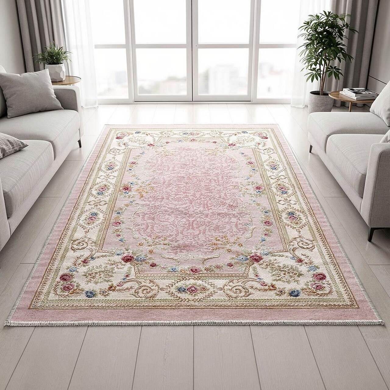 Covor, Els1800, 100x300 cm, Catifea, Multicolor — imaginea 2