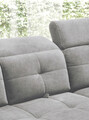 Coltar extensibil dreapta 5 locuri ELTAP, RT-04RAQ, Inferne, 297x210x107 cm, lemn/poliester, gri deschis