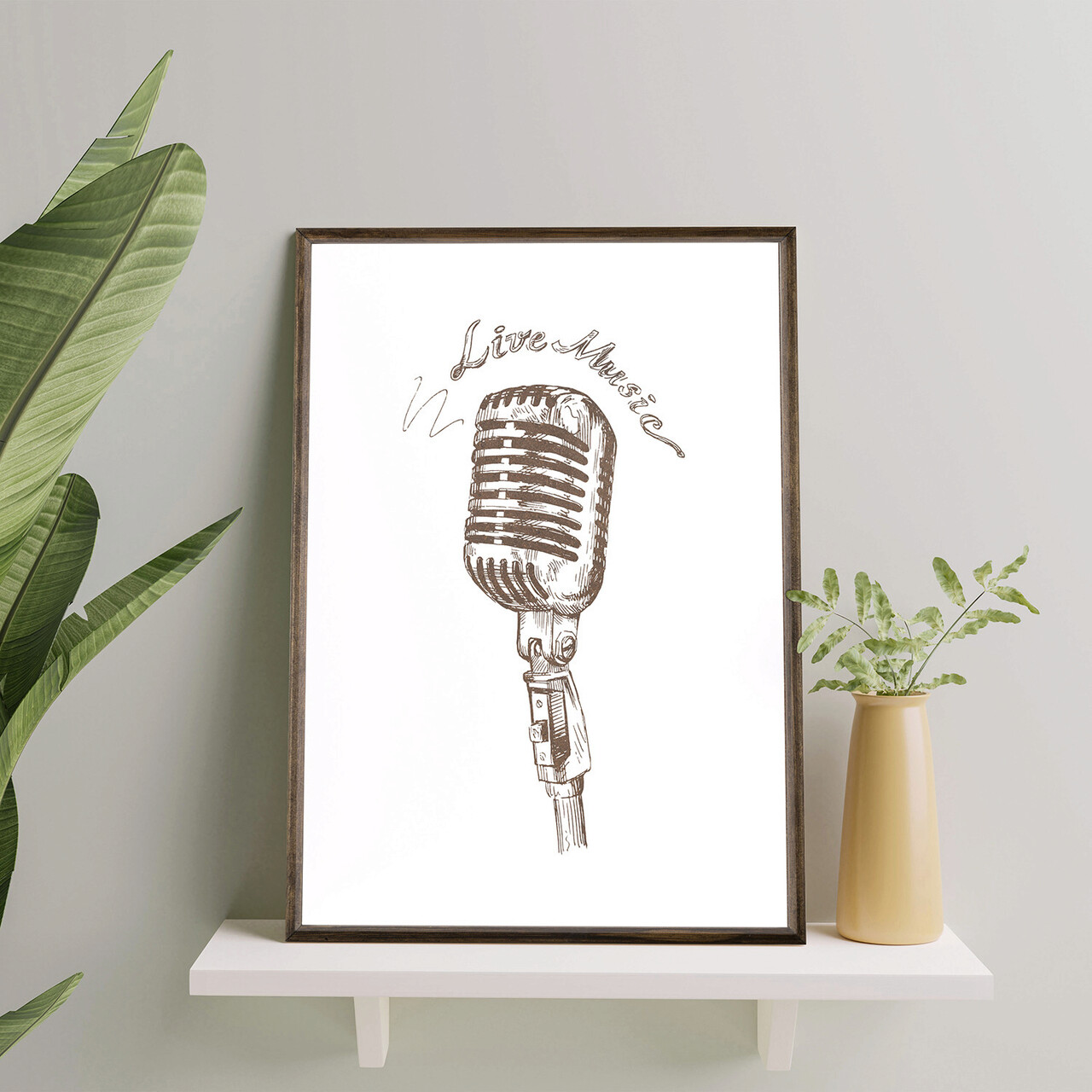 Tablou decorativ TD008 Desenat manual Natural