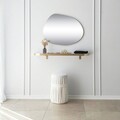 Oglinda decorativa, Neostill, Gusto, 75x55 cm, PAL, Auriu