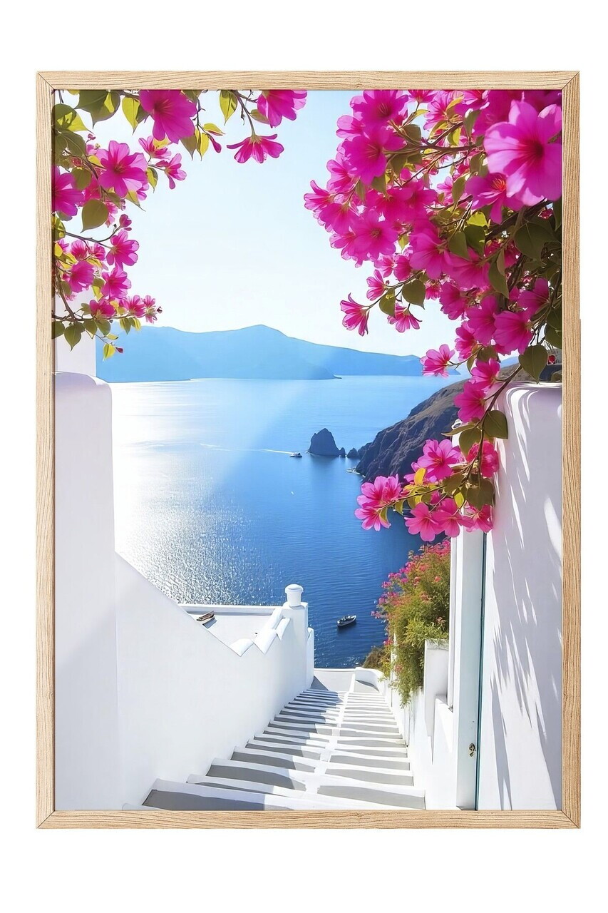 Tablou decorativ, 109537, Lemn masiv, Sticla PVC, Multicolor - view 2