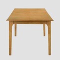 Masa extensibila Avella, Homla, 160-195x90x76 cm, lemn de cauciuc, natur