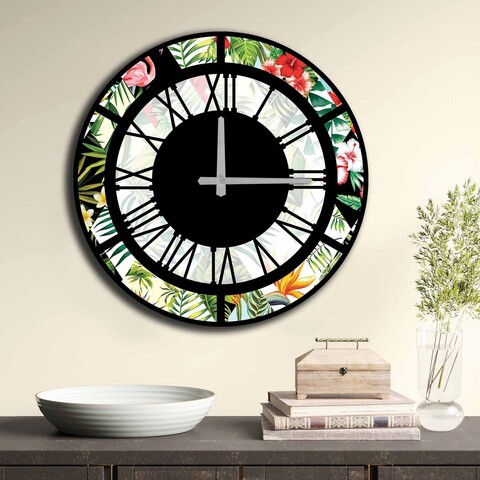 Ceas de perete, 5050ms-029, mdf, ø50 cm, multicolor