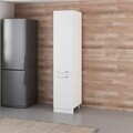 Dulap pentru bucatarie, Hanah Home, Minar, 45x222x58 cm, Alb