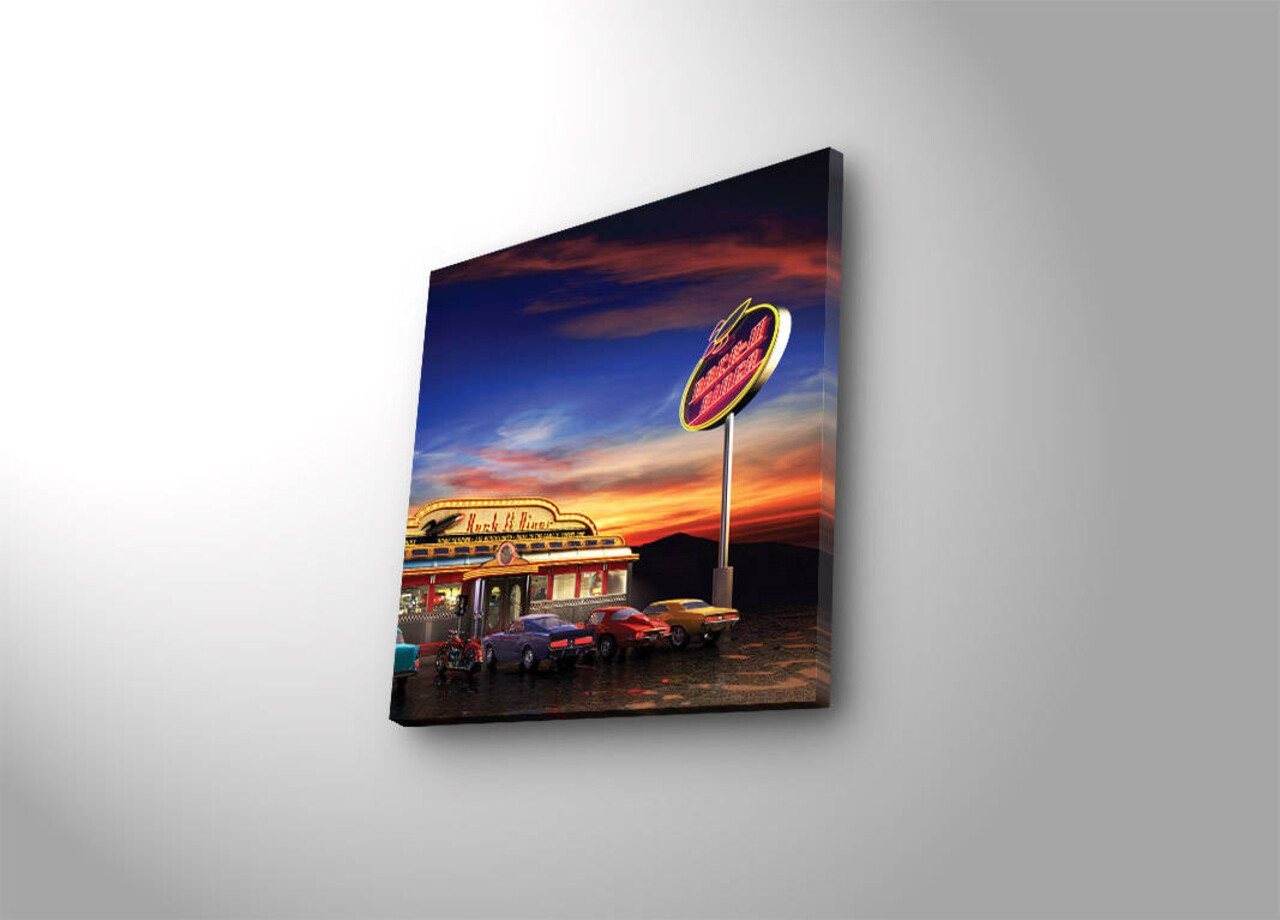 Tablou decorativ cu lumina LED, 4040İACT-24, Dimensiune: 40 x 40 cm, Multicolor - view 4