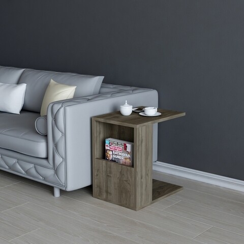 Masuta pentru living karen, arnetti, 40 x 30 x 50 cm, walnut
