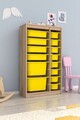 Dulap multifunctional, Estella, Montana Xs 2D4N8U, Sonomo / Galben