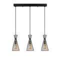 Lustra, Fulgor, 942FLG1614, Metal, Negru/Maro antic