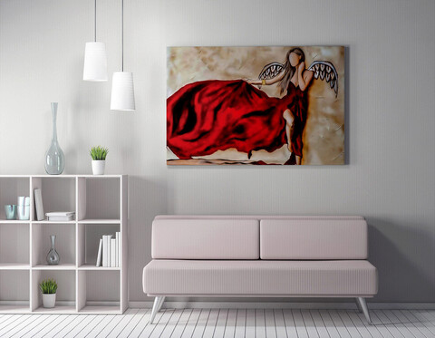 Tablou decorativ, wy173 (70 x 100), 50% bumbac / 50% poliester, canvas imprimat, multicolor