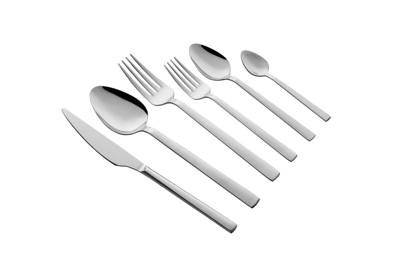 Set de tacâmuri (36 de piese), L'essentiel Maison, 207PLM1102, Furculiță de masă: 21 x 2,6 cm (6 bucăți), Crom - view 8