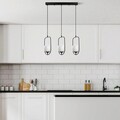 Lustra, Fulgor, 942FLG1665, Metal, Negru