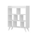 Corp biblioteca, Inarch, Florida, 90x105x30 cm, PAL, Alb