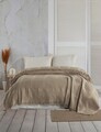 Cuvertura matlasata dubla, Sirius - Beige, Şaheser, Bumbac