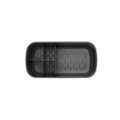 Organizator pentru accesorii baie, Brabantia, Caddy Dark Grey, 19.7x9.8x11 cm, polipropilena, gri inchis