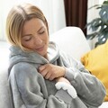 Patura tip hanorac cu maneci si gluga Swug, InnovaGoods, marime universala