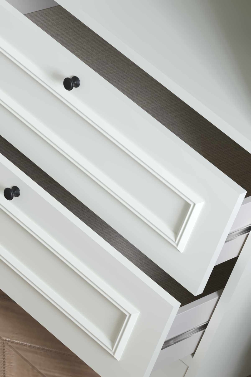 Dulap pentru haine, Hanah Home, Mira 6 210, 209x210x54 cm, Alb - view 9