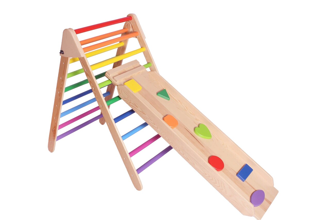 Jucarie pentru landou/carucior, Hanah Home, Stairs and Ramp, Multicolor - view 2