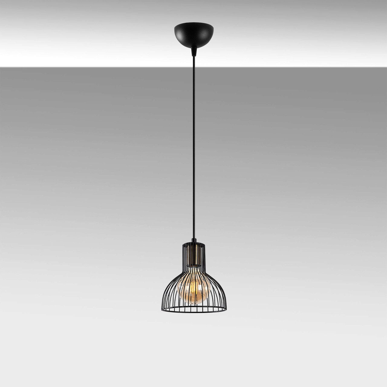 Lustra, Fulgor, 942FLG1629, Metal, Negru/Maro antic - 2 | YEO
