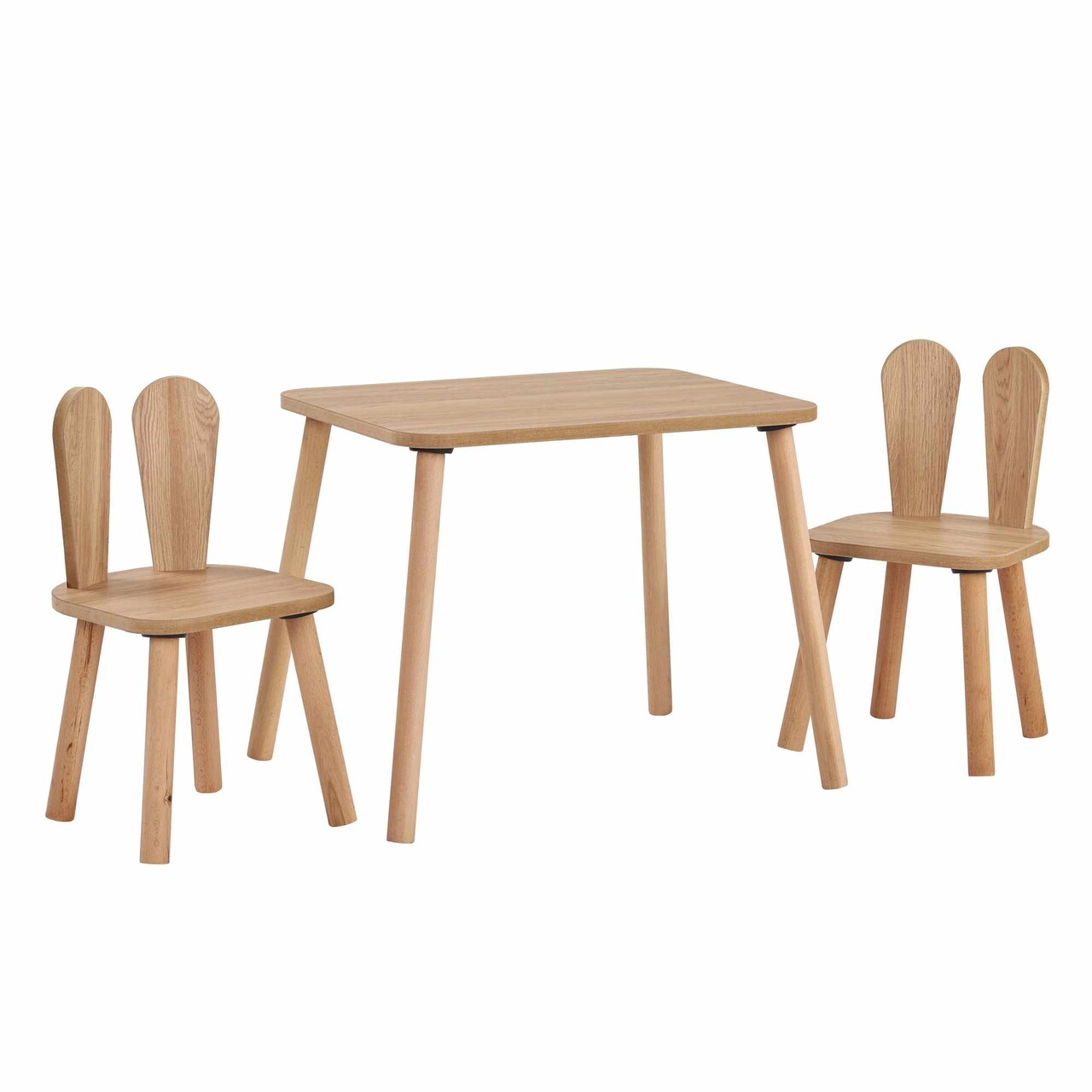 Set masa si scaun pentru copii, Hanah Home, Tavsan, Maro - imagine 4