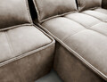 Coltar extensibil dreapta 4 locuri ELTAP, RT-20REL, Campo, 265x196x88 cm, lemn/poliester, bej deschis