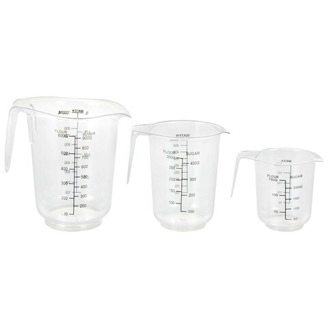 Set 3 cani pentru masurat Excellent, polistiren