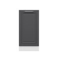 Dulap pentru bucatarie, Hanah Home, Minar, 40x87x58 cm, Alb / Antracit
