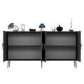 Consola, Olivia, Hook KB150, Antracit / Aur