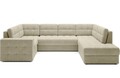 Coltar extensibil dreapta 5 locuri ELTAP, RT-04MO, Blewett, 299x198x82 cm, lemn/poliester, bej