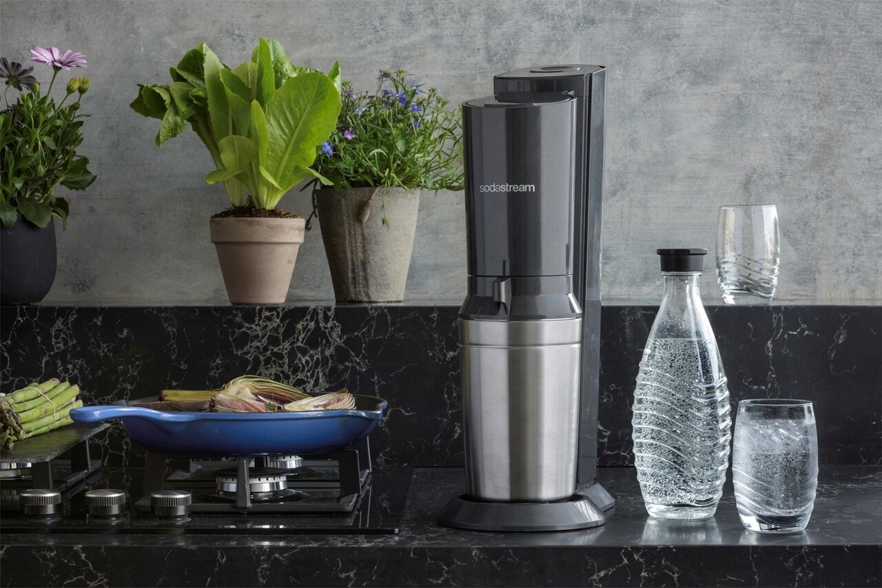 Aparat Carbonatare Crystal, SodaStream, 29.7 X 15.5 X 45 Cm, Metallic Black