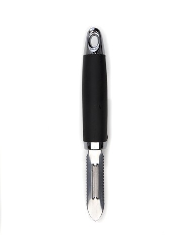 Ustensila pentru decojit legume/fructe Mono, Sabichi, 20 cm, inox, negru
