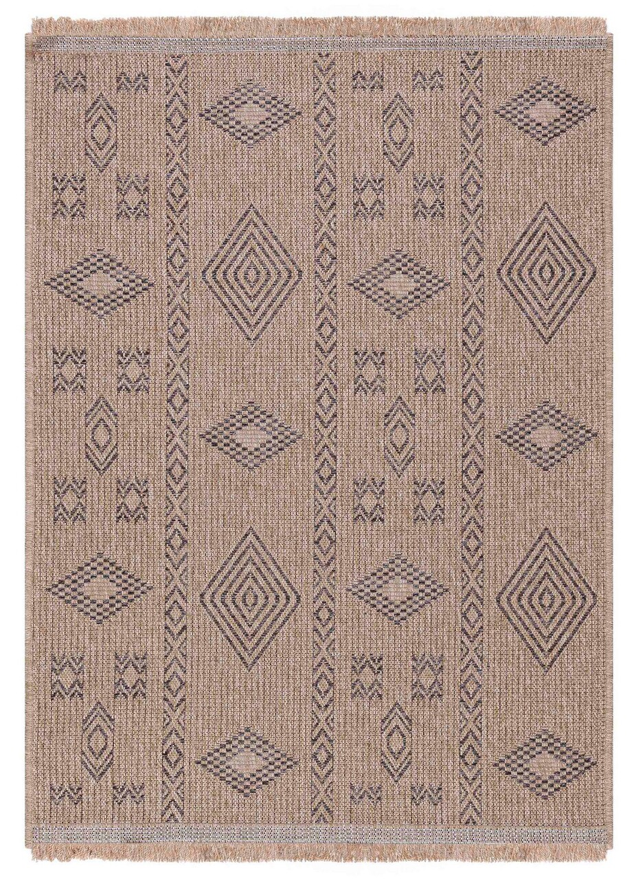 Covor, 08704B, 160x230 cm, Polipropilena, Antracit / Crem