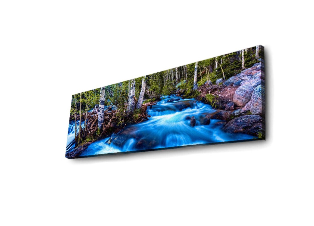Tablou decorativ cu lumina LED, 3090DACT-38, 30 x 90 cm, Multicolor - view 5