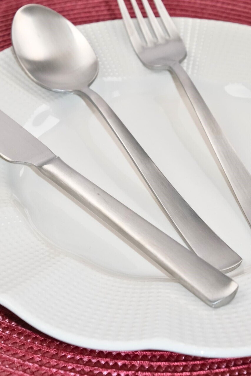 Set tacamuri, Hermia, 311MBL1712, Inox, Furculiță de masă: 16,2 x 3 cm (6 bucăți), Argintiu - view 3
