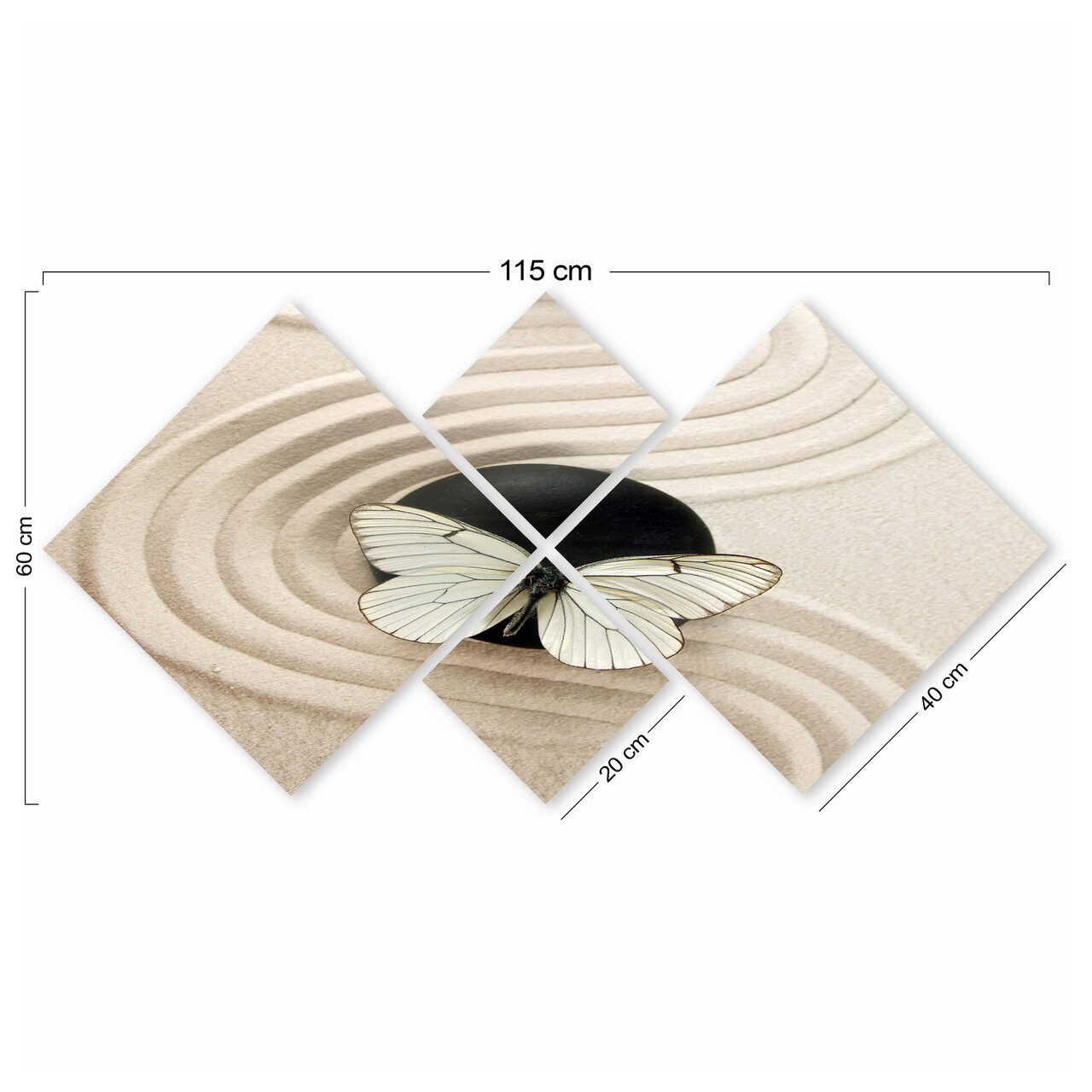 Set 4 tablouri decorative, 4MDF259459121, MDF, Imprimat UV, Multicolor
