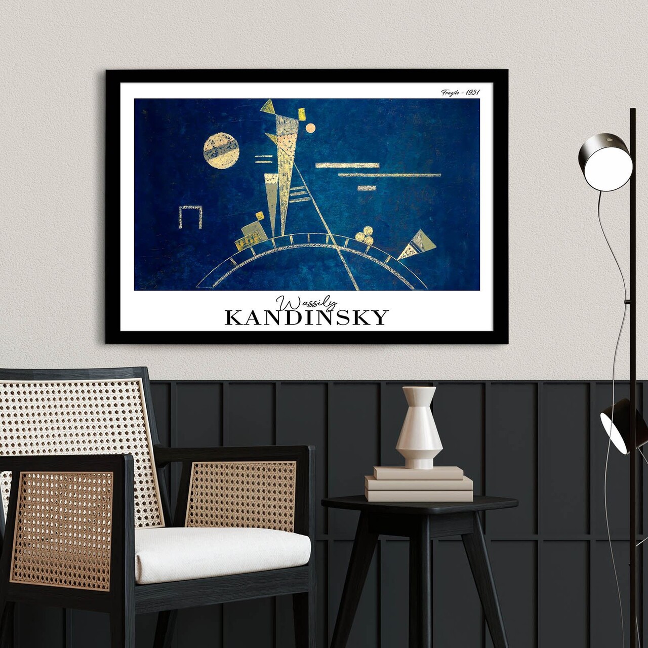 Tablou decorativ, 4262SYHKANDINSKY-019, Fundal: 100% MDF (Grosime: 2,7 mm), Multicolor - view 2