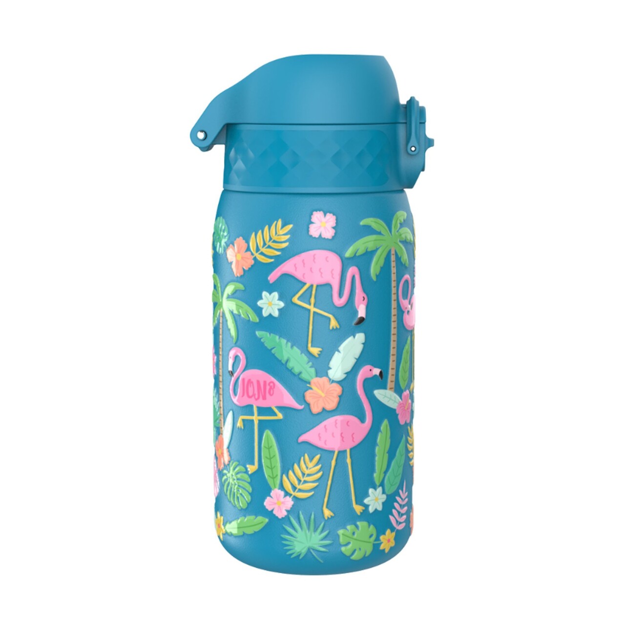 Sticla apa pentru copii, inox, 400ml, Flamingos - Ion8 - view 4