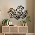 Decoratiune de perete, DCV-1004-MT, Dimensiune: 60 x 40 cm, Negru